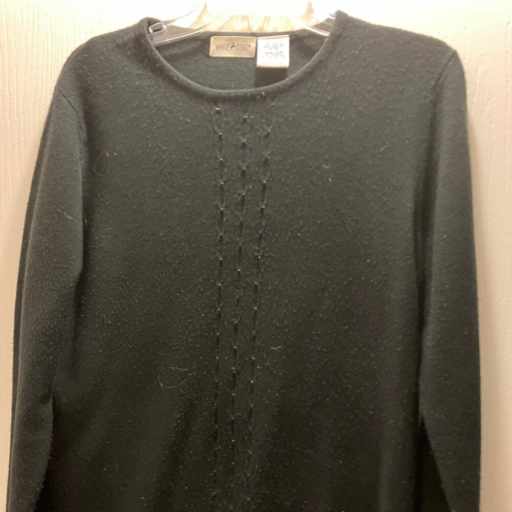 Black Long Sleeved Sweater Miss 12/14
